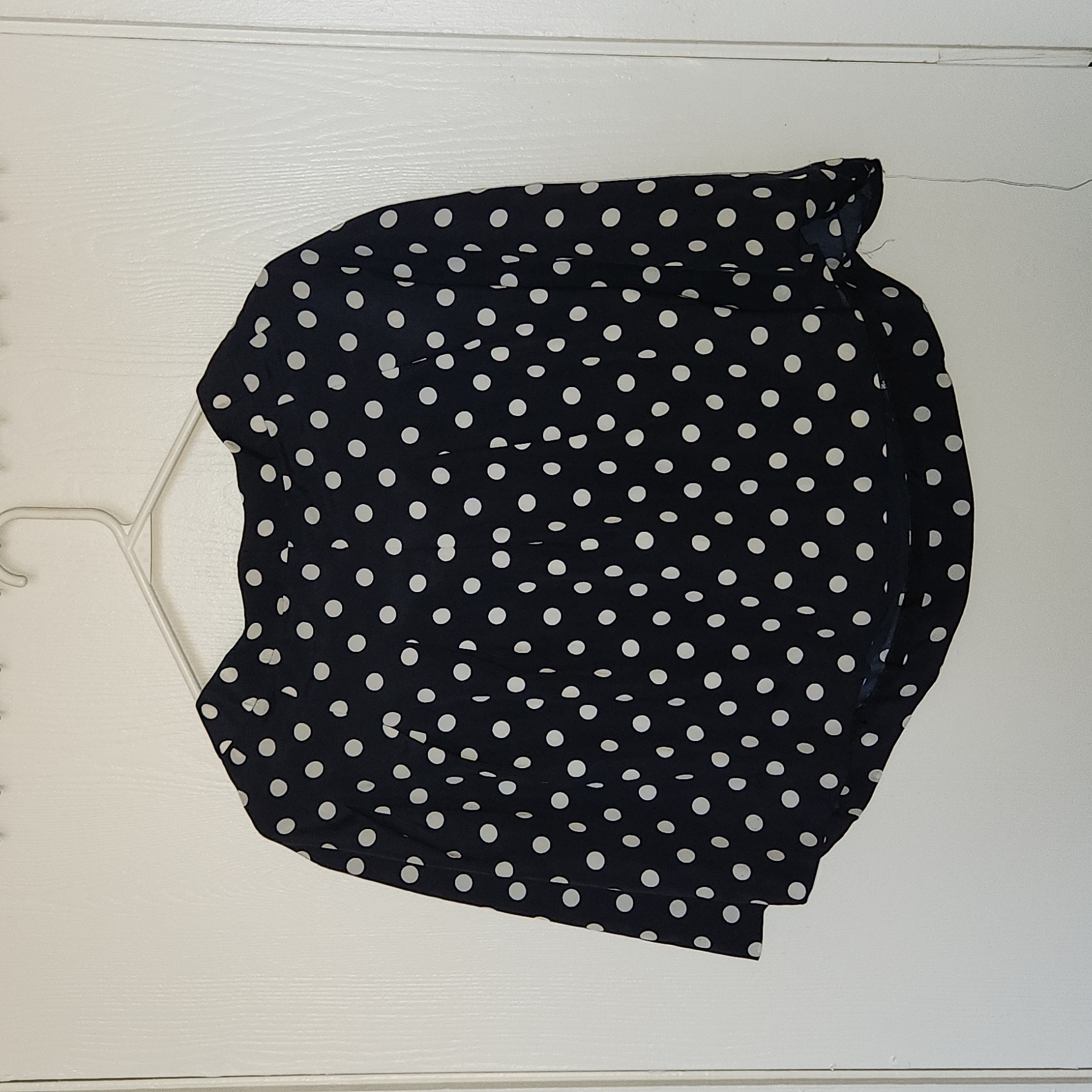 Jcrew Polka Dot Pleaded Skirt 100% Acetate Size 6